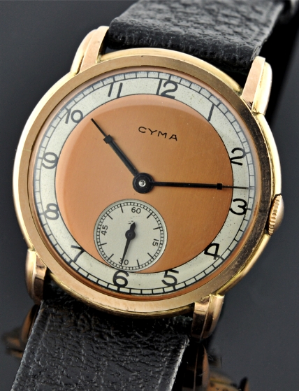 Cyma 14k. rose gold @ WatchesToBuy.com