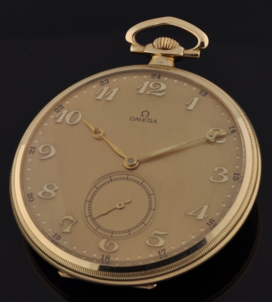 Omega 14k. gold Pocket Watch @ WatchesToBuy.com